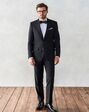 The Black Tux Grosgrain Bound Tuxedo Black Tuxedo - thumbnail - 3