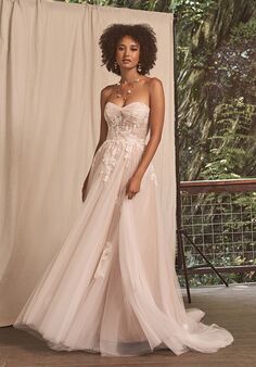 Lillian West 66293 A-Line Wedding Dress