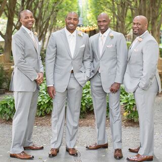 Real Wedding Tuxedos + Suits