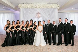 Lazaro Formal Black Bridesmaid Dresses