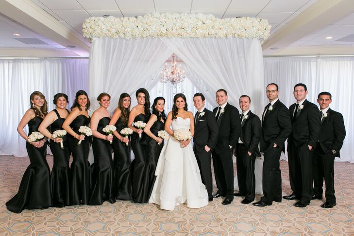 Lazaro Formal Black Bridesmaid Dresses