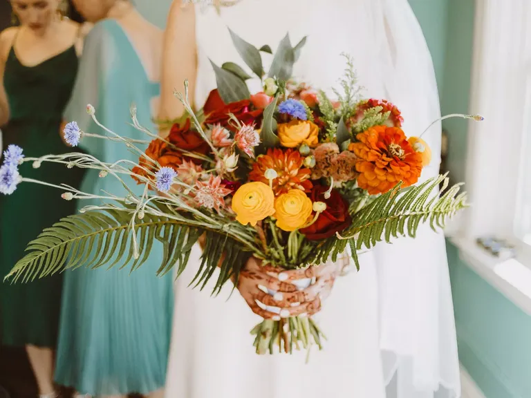 Autumn Wildflower Bouquet Idea