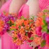 A Fun Fuchsia and Orange Wedding at Brookside Gardens in Berthoud, Colorado 