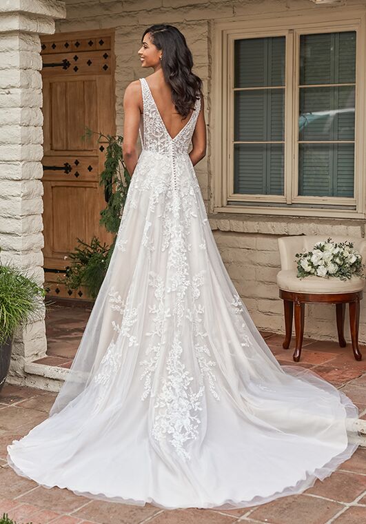 Jasmine Couture T242013 A-Line Wedding Dress - 2