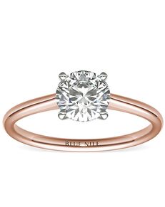 Blue Nile Round Cut Engagement Ring