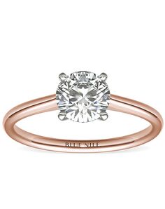 Blue Nile Round Cut Engagement Ring