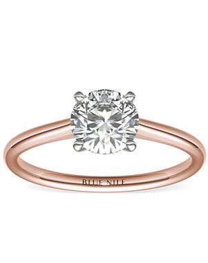 Blue Nile Round Cut Engagement Ring