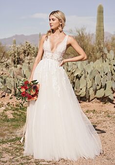 Lillian West 66155 A-Line Wedding Dress