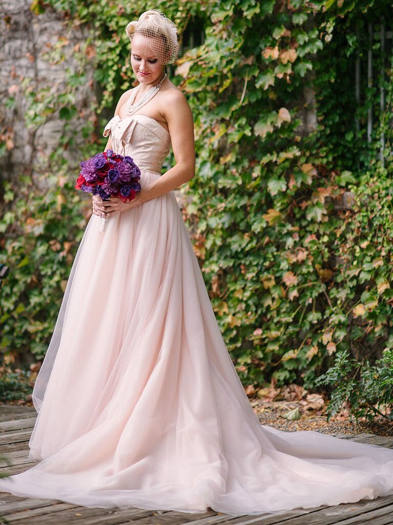 The Prettiest Blush And Light Pink Wedding Gowns