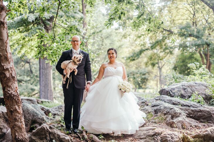 Michelle Castillo (29 and a journalist) and Thorsten Schier (32 and a journalist) fell in love in a mosh pit, so it made sense to walk down the aisle 