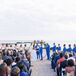 Wedding Ceremony at Lighthouse Point Park in New Haven, Connecticut