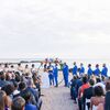 This Wedding at Lighthouse Point Park in Connecticut Drew Inspiration From the Caribbean