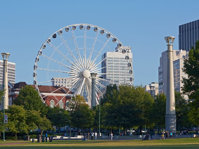 Skyview Ferris wheel in Downtown Atlanta