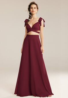 AW Bridal AW Harp Dress V-Neck Bridesmaid Dress