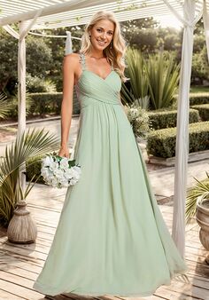 Ever-Pretty ES02092 V-Neck and Plunge Bridesmaid Dress