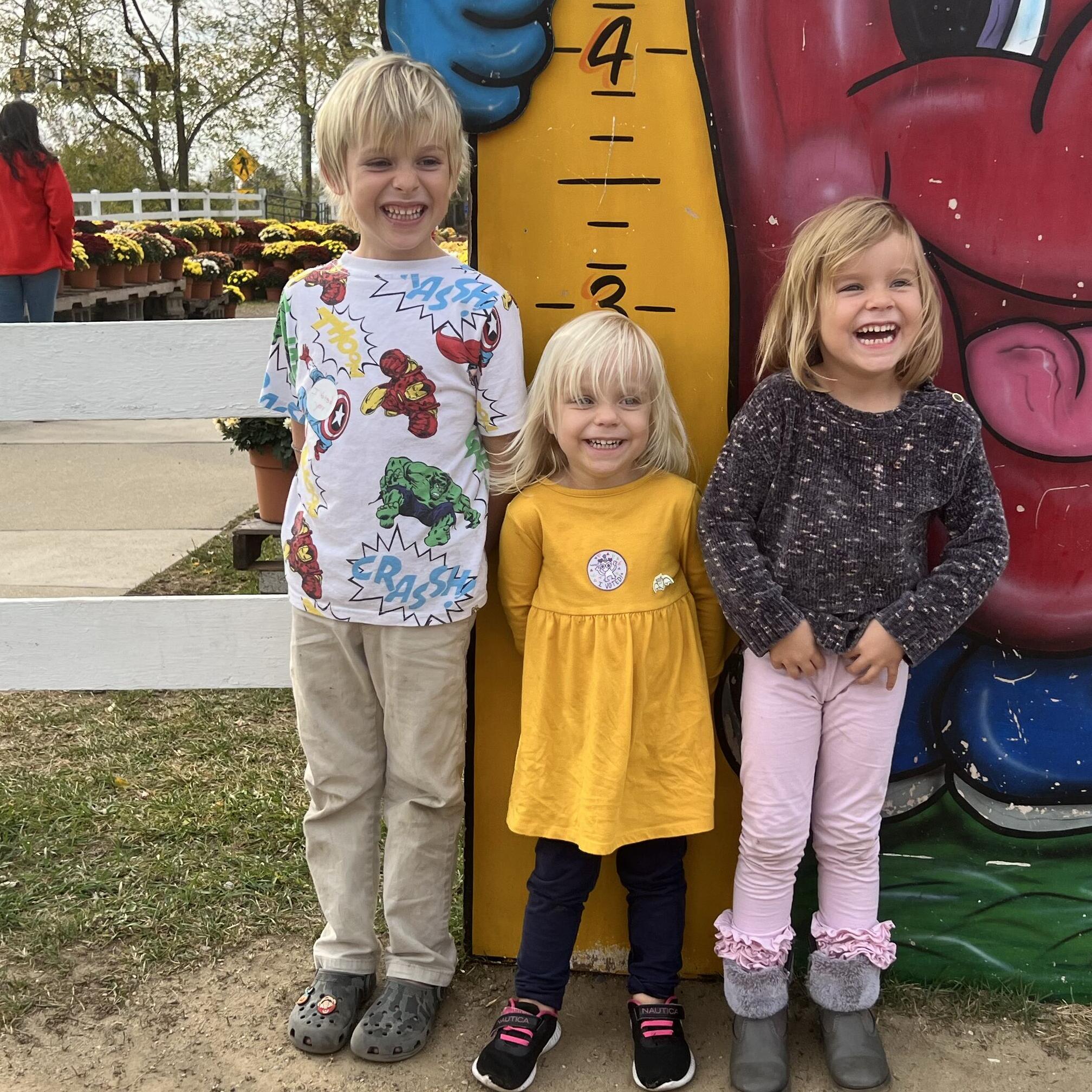 Oliver, Penny, and Athena