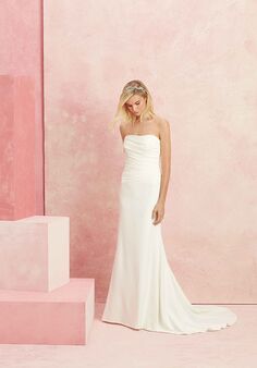 Beloved by Casablanca Bridal BL227 Simplicity Sheath Wedding Dress