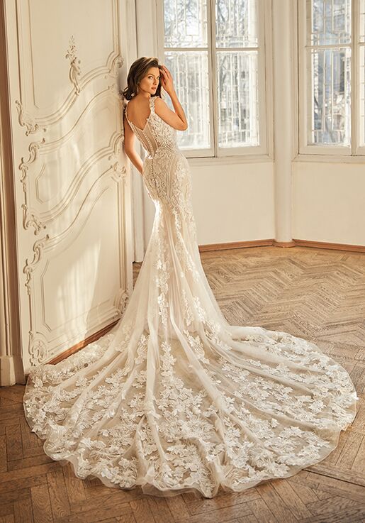 Moonlight Couture H1507 Mermaid Wedding Dress - 2