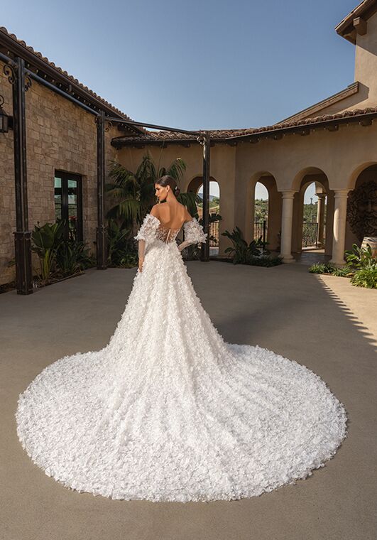 KITTY CHEN OPHELIA, H2544 Fit-and-Flare Wedding Dress - 2