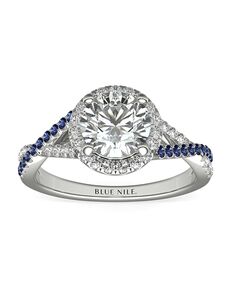Blue Nile Round Cut Engagement Ring