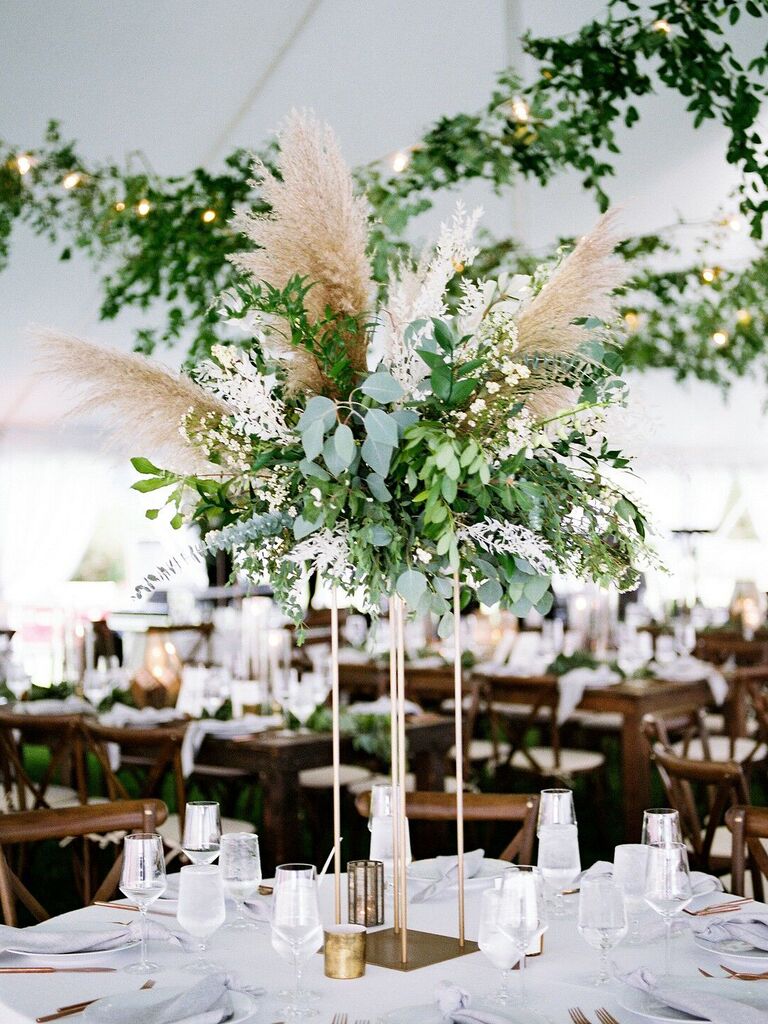 Wedding Centerpieces Tall Pampas Grass