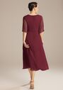 AW Bridal AW Tanya Dress Red Mother Of The Bride Dress - thumbnail - 3