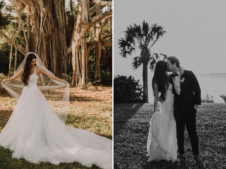Astrid Loch's wedding dress by Galia Lahav