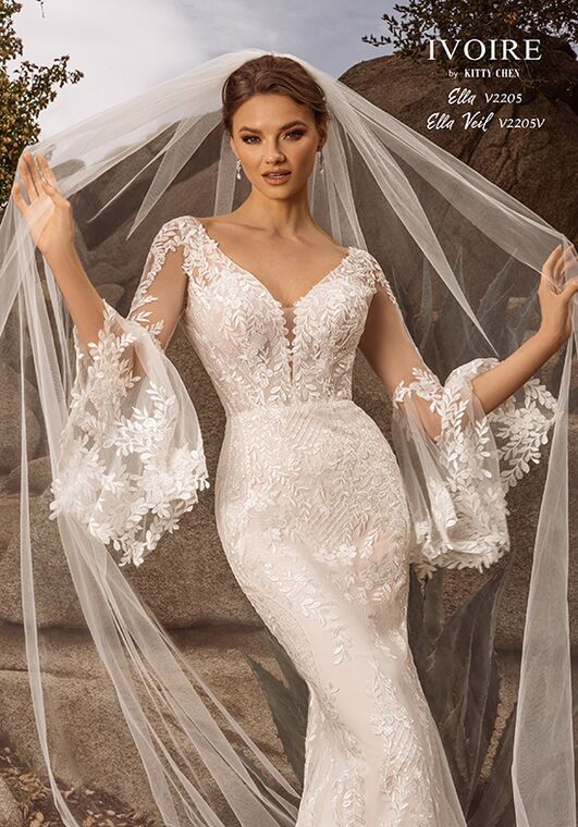 IVOIRE by KITTY CHEN ELLA, V2205 Wedding Dress - 4