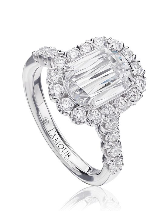Christopher Designs Classic Emerald, Oval Cut Engagement Ring - 1