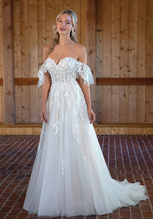 Essense of Australia D3529 A-Line Wedding Dress - 4