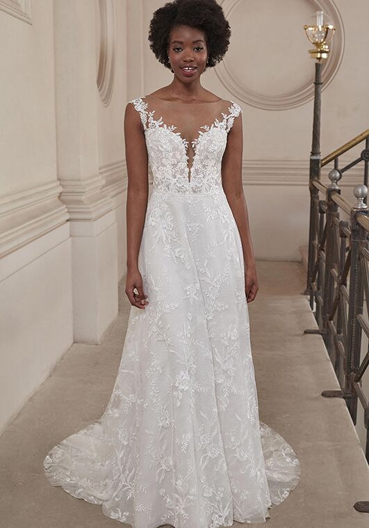 Adore by Justin Alexander Evangeline A-Line Wedding Dress - 3