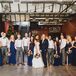 Casual Mismatched Bridesmaid and Groomsmen Attire