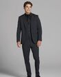 MEN’S WEARHOUSE Calvin Klein Charcoal Gray Suit Gray Tuxedo - thumbnail - 1