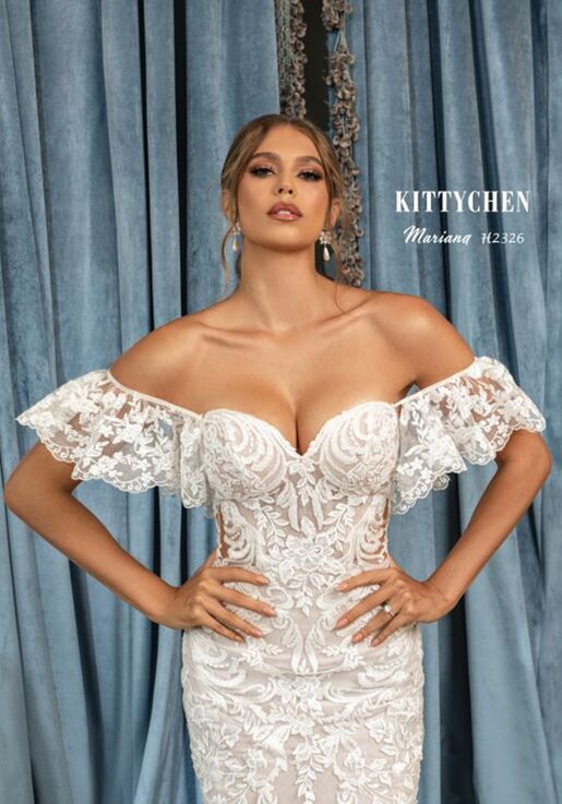 KITTYCHEN MARIANA, H2326 Mermaid Wedding Dress - 5