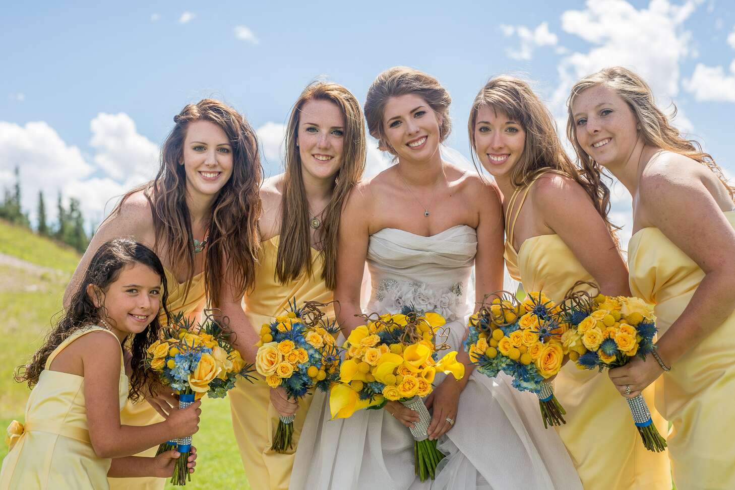 Yellow Bridesmaid Dresses