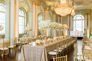Glamorous Reception at The Biltmore Ballrooms in Atlanta, Georgia