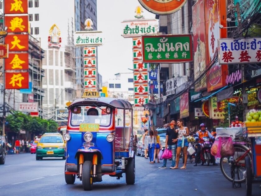 Picture of Thai-Chineses Community and Market at Chinatown
