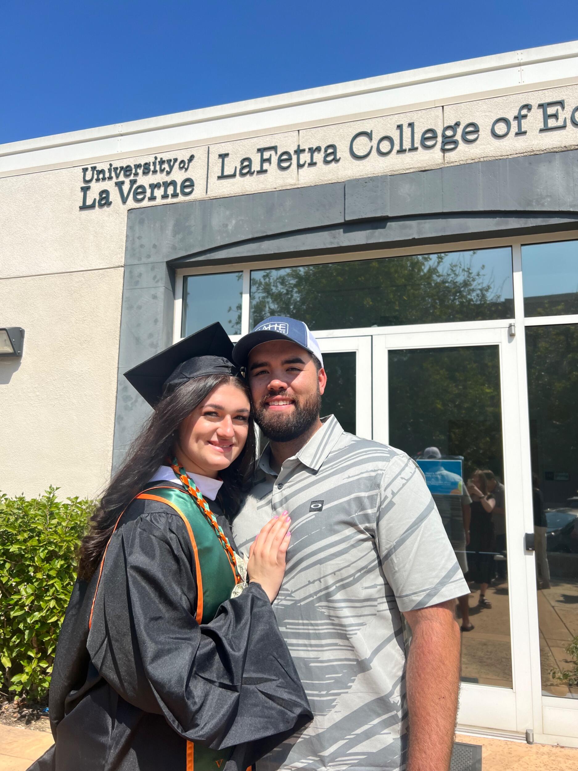 Aliyah graduated with her Master's in Education. 