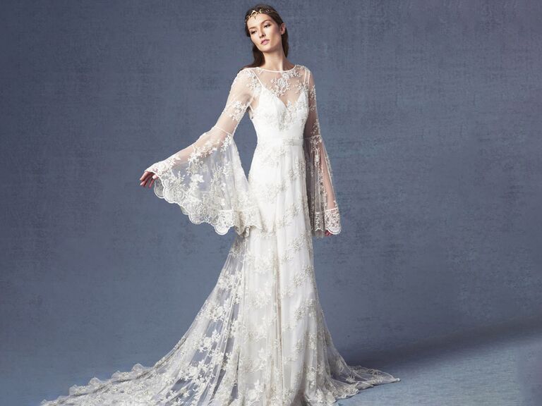 19 Bell Sleeve Wedding Dresses That ...