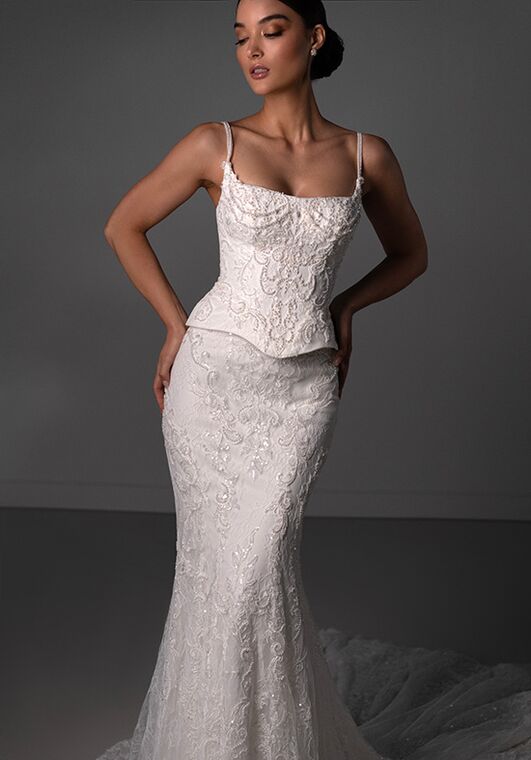 Martina Liana Luxe LE1457 Column Wedding Dress - 2