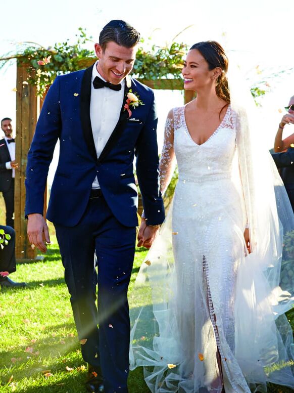 Jamie Chung's wedding dress