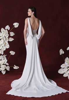 Justin Alexander Hunter Fit-and-Flare Wedding Dress