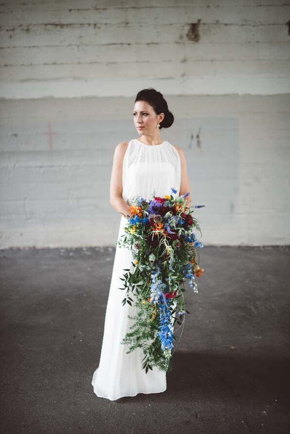 thistle bridesmaid dress Thistle Down White Wedding Dress| Wedding Gowns M / White / Satin main image 1