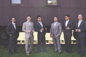 Mismatched Groomsmen Attire