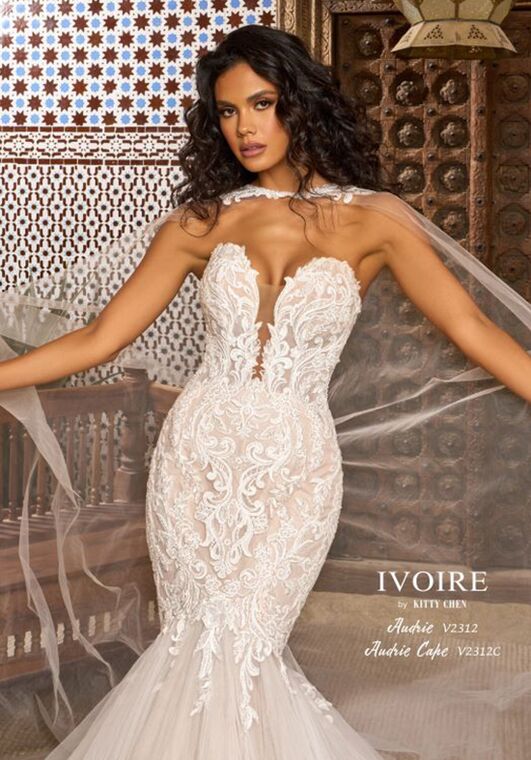 IVOIRE by KITTY CHEN AUDRIE, V2312 Mermaid Wedding Dress - 4