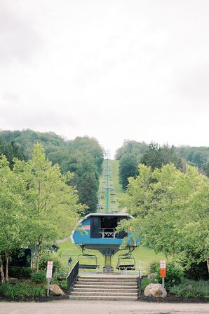 Mountain Gondola at Holimont Ski Resort in Ellicottville, New York