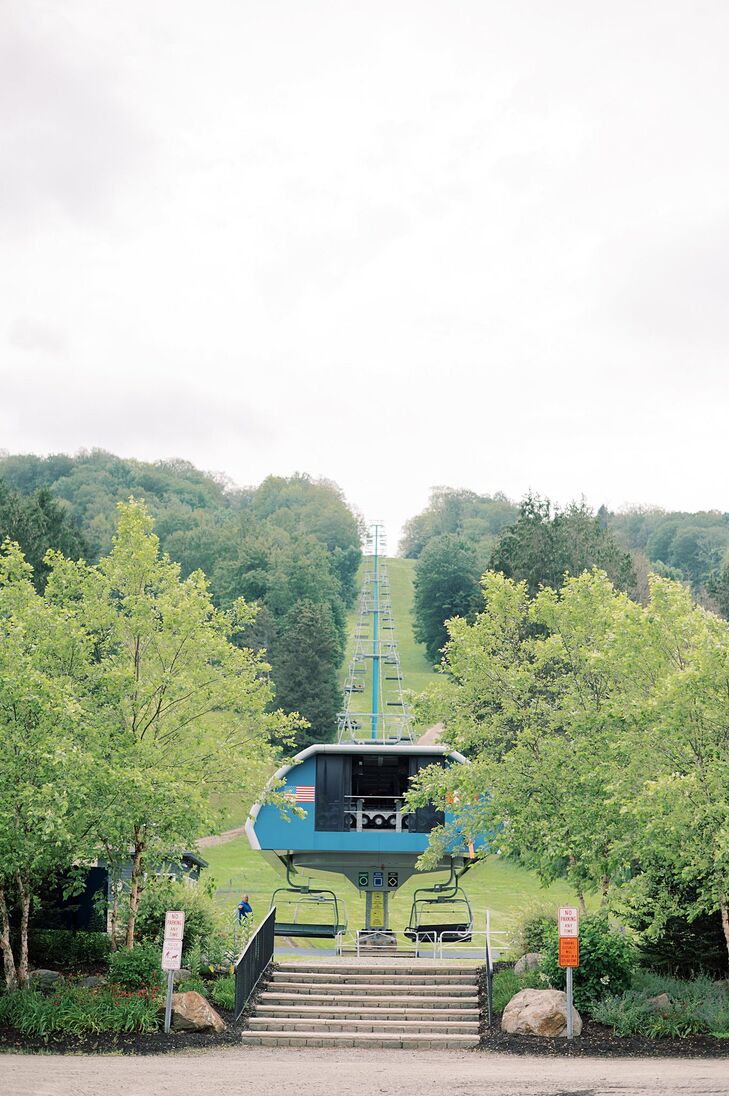 Mountain Gondola at Holimont Ski Resort in Ellicottville, New York