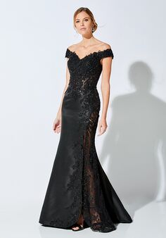 Ivonne D. 221D51 Black Mother Of The Bride Dress