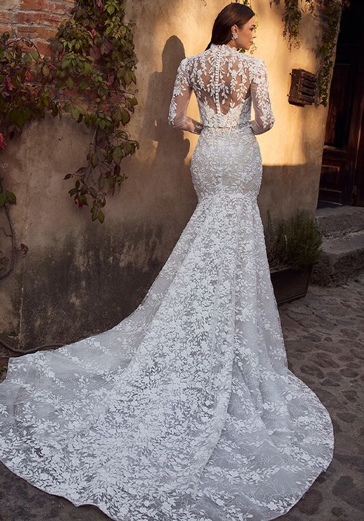 Calla Blanche 125243 Tavira Mermaid and Trumpet Wedding Dress - 4