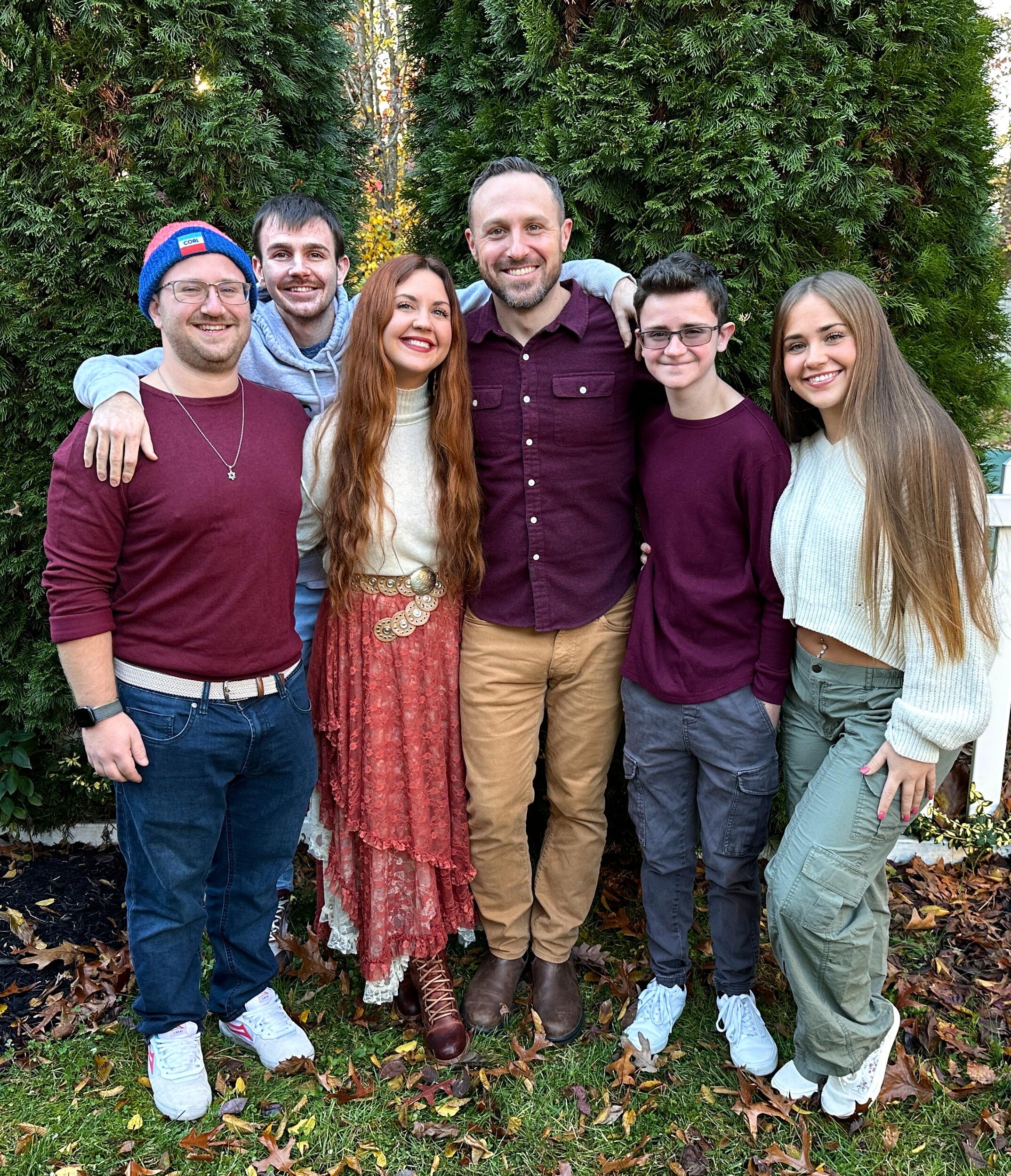 Collin's first holiday with the Hankins' family for Thanksgiving!